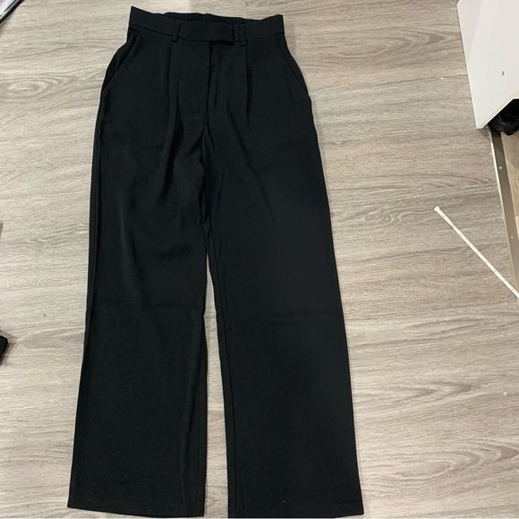 Commense Pants - COMMENSE High Waisted Wide Leg Pants - Black / M